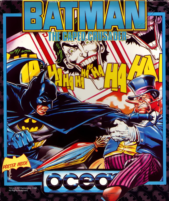 Batman: The Caped Crusader box art for ZX Spectrum